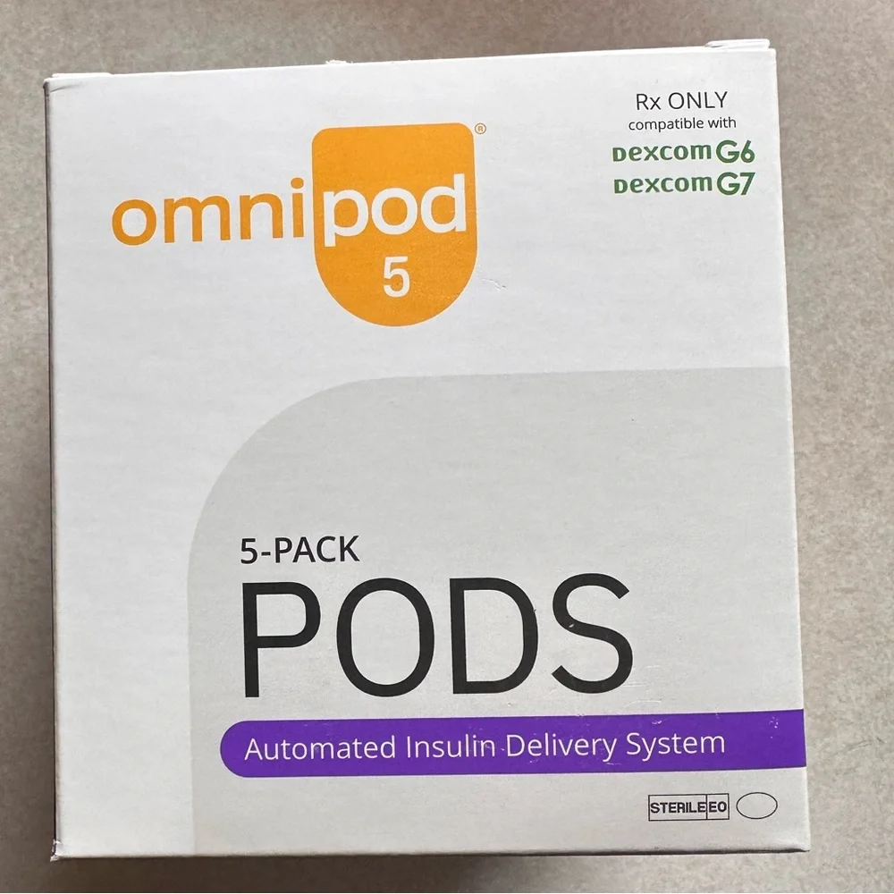 Omnipod 5 5 pack pods G6 G7 New Sealed - Picture 1 of 4